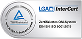 LGA InterCert Zertifikat DIN EN ISO 9001:2015